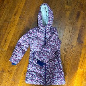 Girls long winter coat